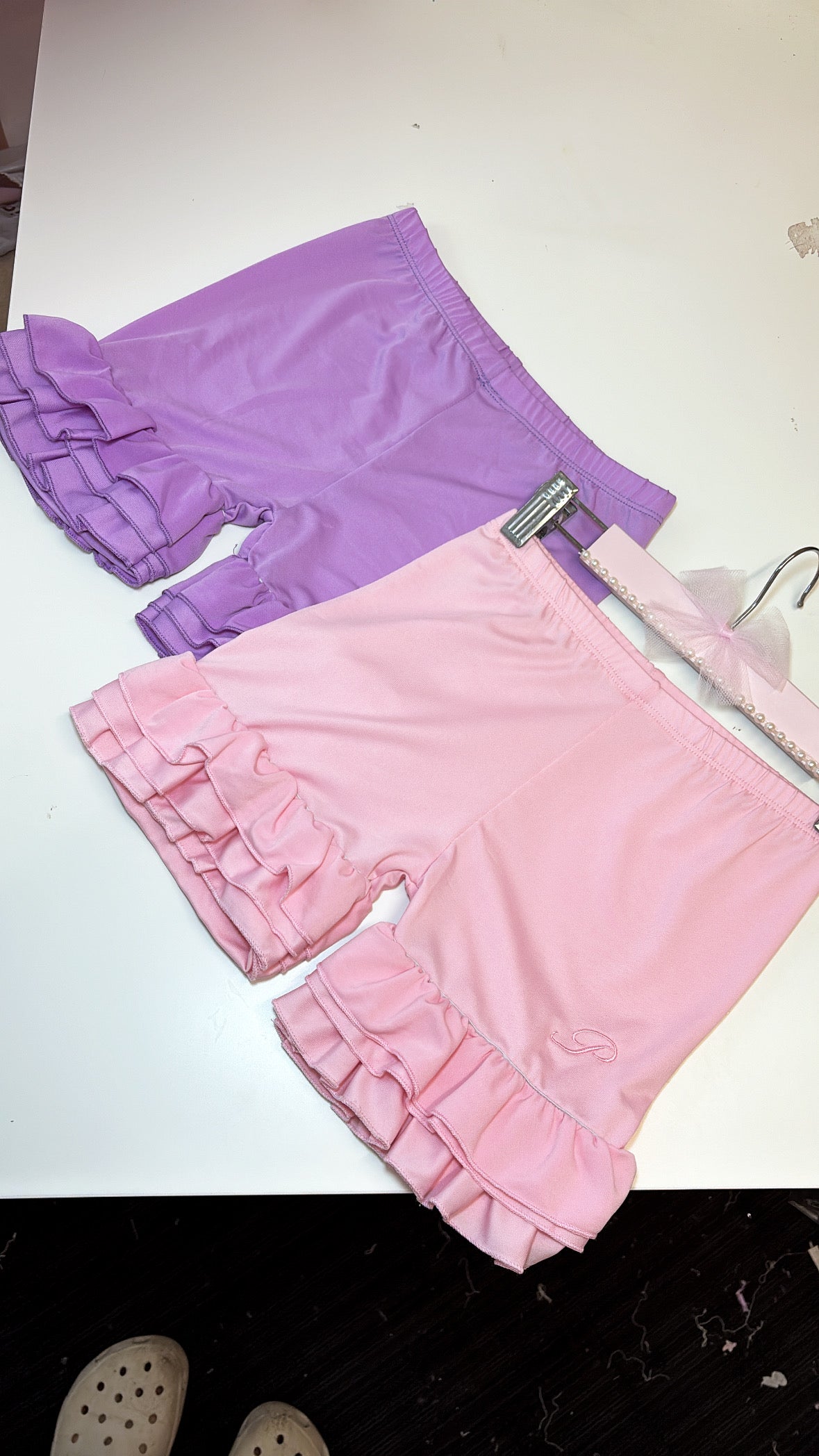 PERSONALISED FRILLY CYCLING SHORTS 2-4 WEEKS