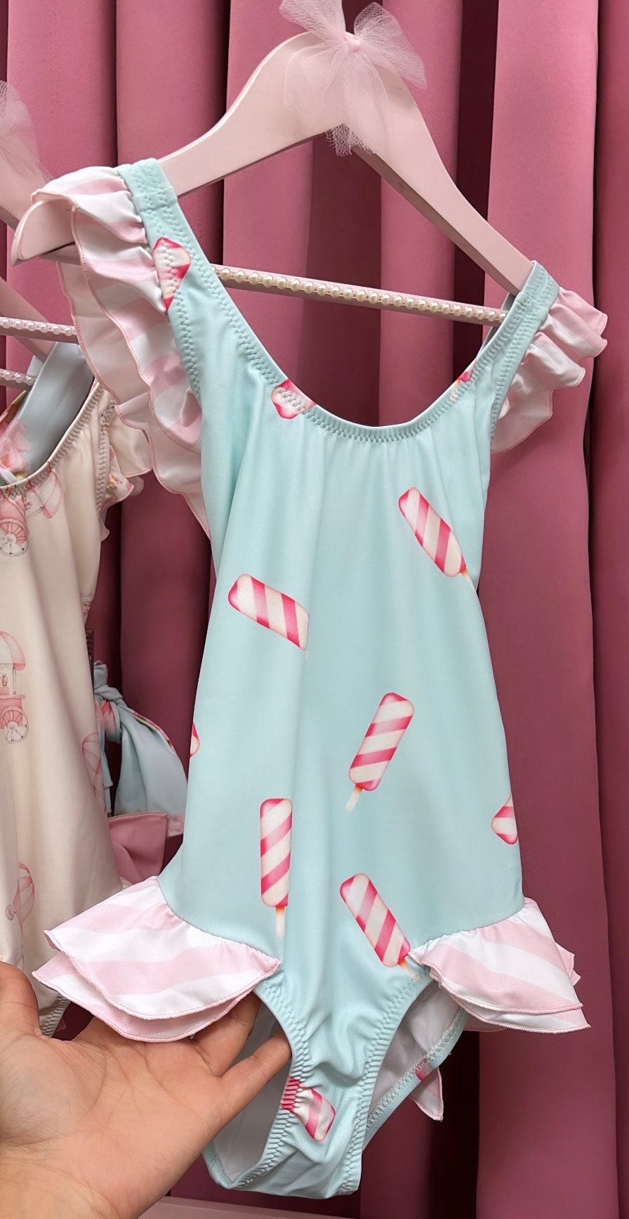 GIRLS ICE LOLLY SWIMSUIT (READY TO SHIP)