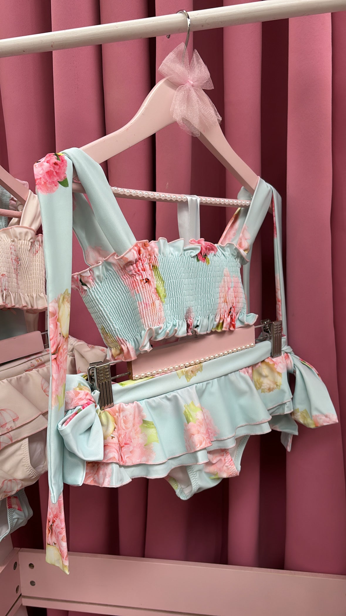 GIRLS PEONY 2 PIECE SWIMSUIT (READY TO SHIP)