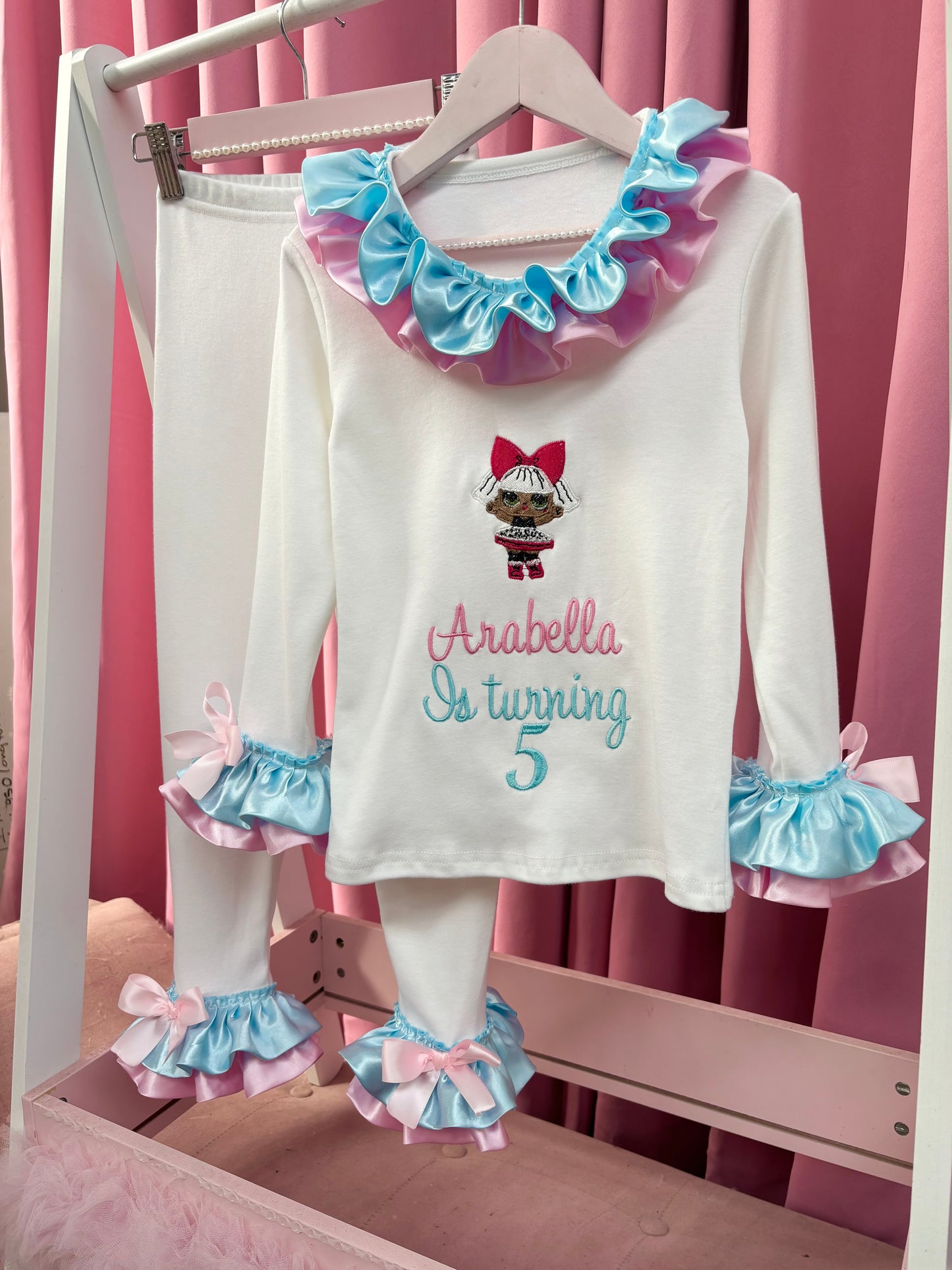 LOL DOLL DIVA PERSONALISED PYJAMAS 2-4 WEEKS