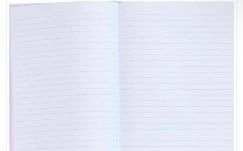 PINK SIGNING NOTEBOOK A5 2-4 WEEKS