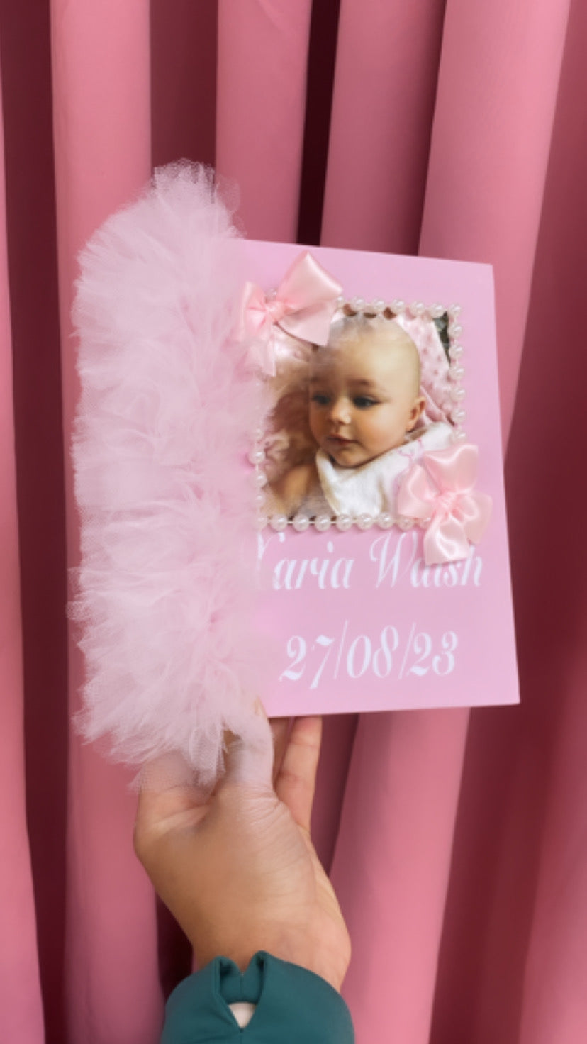PINK SIGNING NOTEBOOK A5 2-4 WEEKS