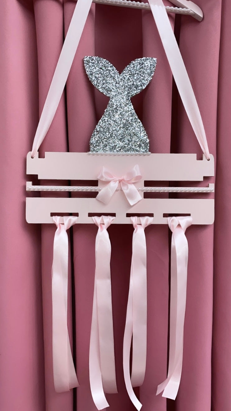 MERMAID TAIL BOW AND HEAD BAND HOLDER 2-4 WEEKS