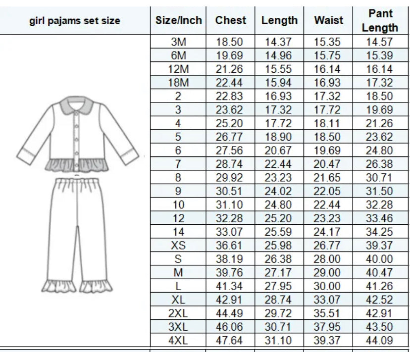 WOMENS/GIRLS WHITE VELVET CHRISTMAS PERSONALISED PYJAMAS (10-20 WORKING DAYS)