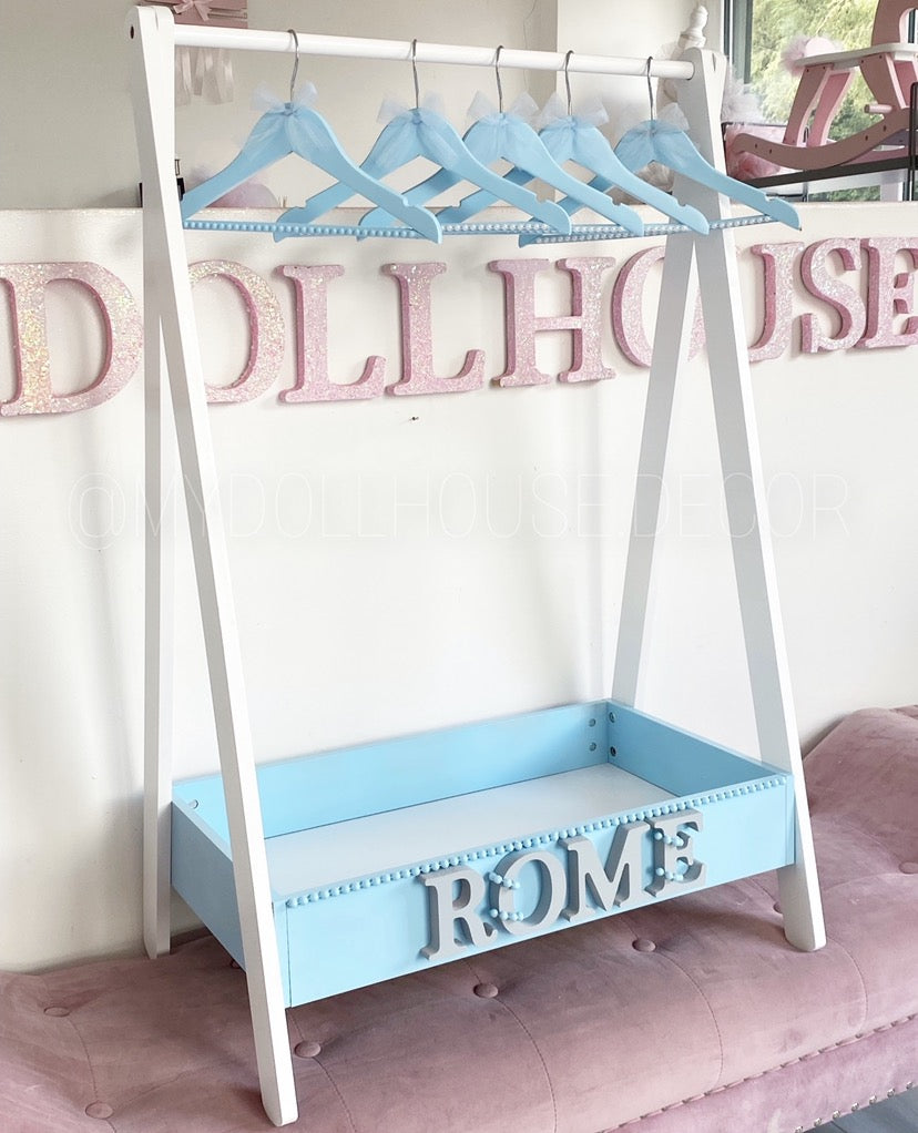 BLUE Children’s Dressing Up Rail 2-4 WEEKS