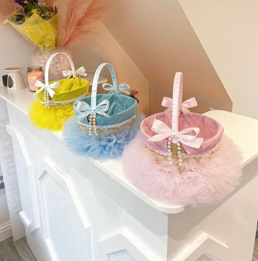 PERSONALISED TUTU EASTER BASKET 10-20 WORKING DAYS