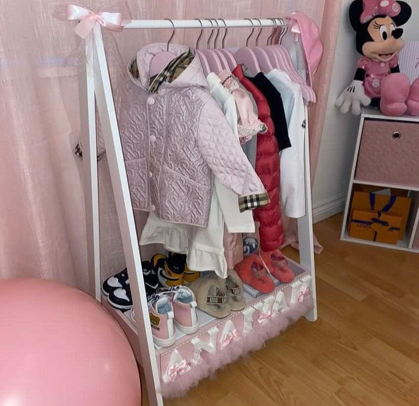 PINK Children’s Dressing Up Rail 2-4 WEEKS