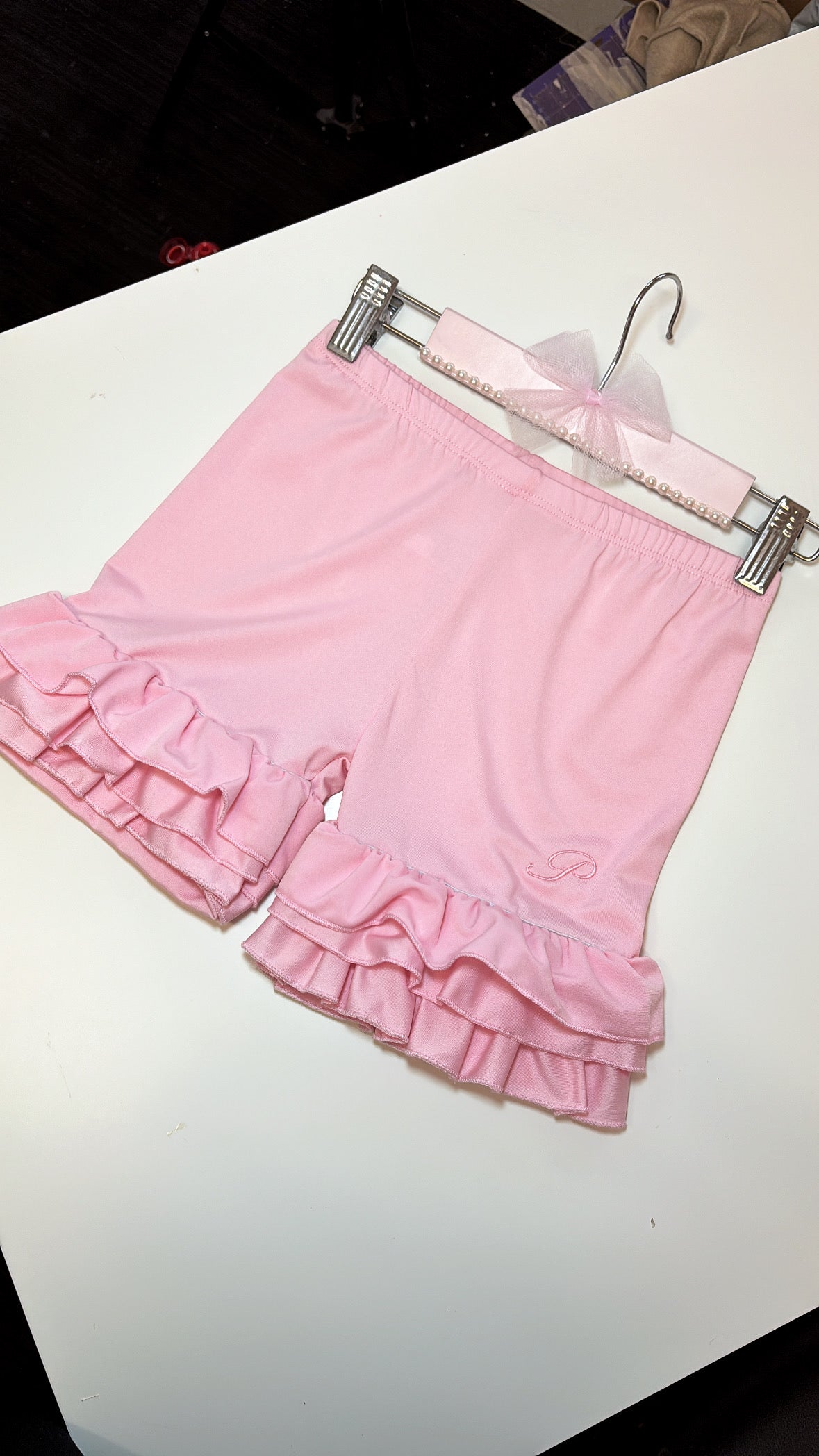 PERSONALISED FRILLY CYCLING SHORTS 2-4 WEEKS