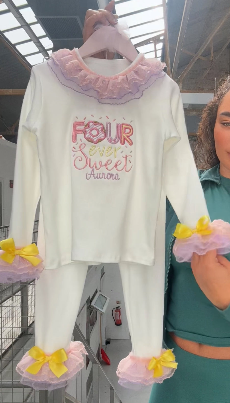 FOUREVER SWEET PERSONALISED PYJAMAS 2-4 WEEKS