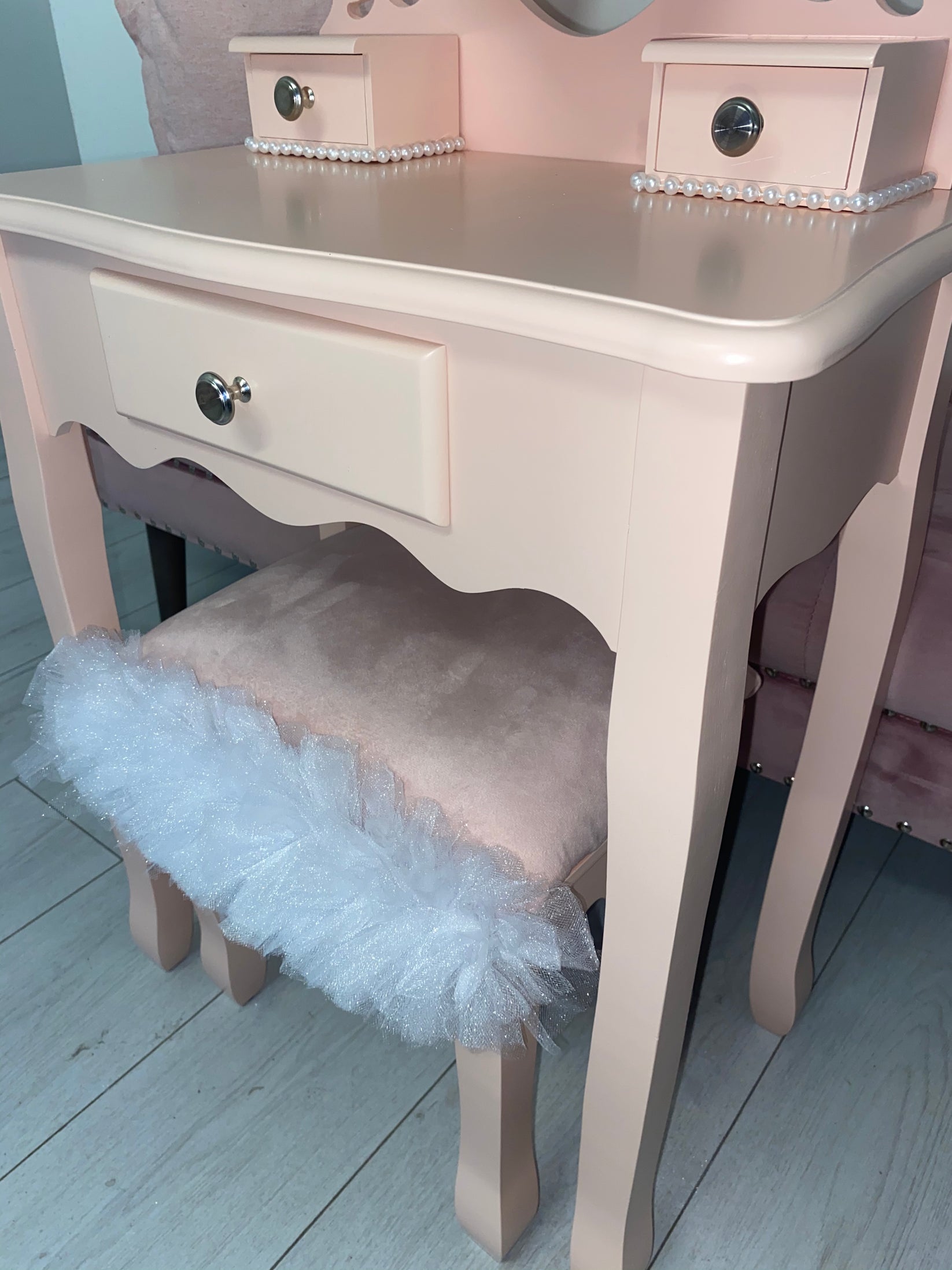 CHILDREN'S DRESSING TABLE & STOOL 24 WEEKS MYDOLLHOUSE