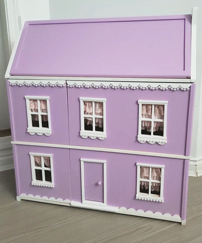 Pink and cheap purple dollhouse