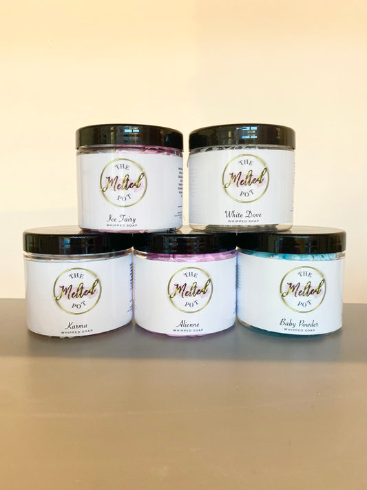 THE MELTED POT - WHIPPED SOAP - READY TO SHIP