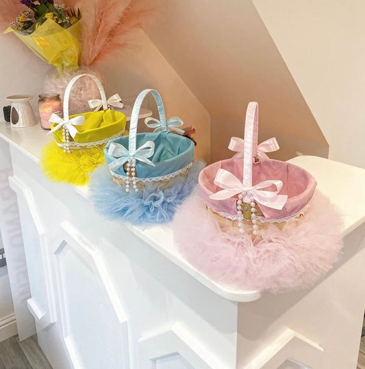 PERSONALISED TUTU EASTER BASKET DISPATCHED BY 27/03/24 NEXT DAY DELIVERY