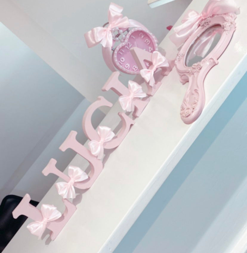 PINK Free Standing Decorative Letter 2-4 WEEKS