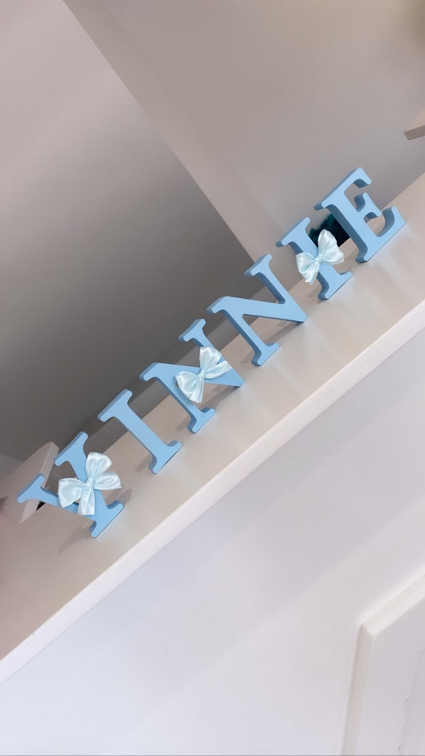 BLUE Free Standing Decorative Letter 2-4 WEEKS